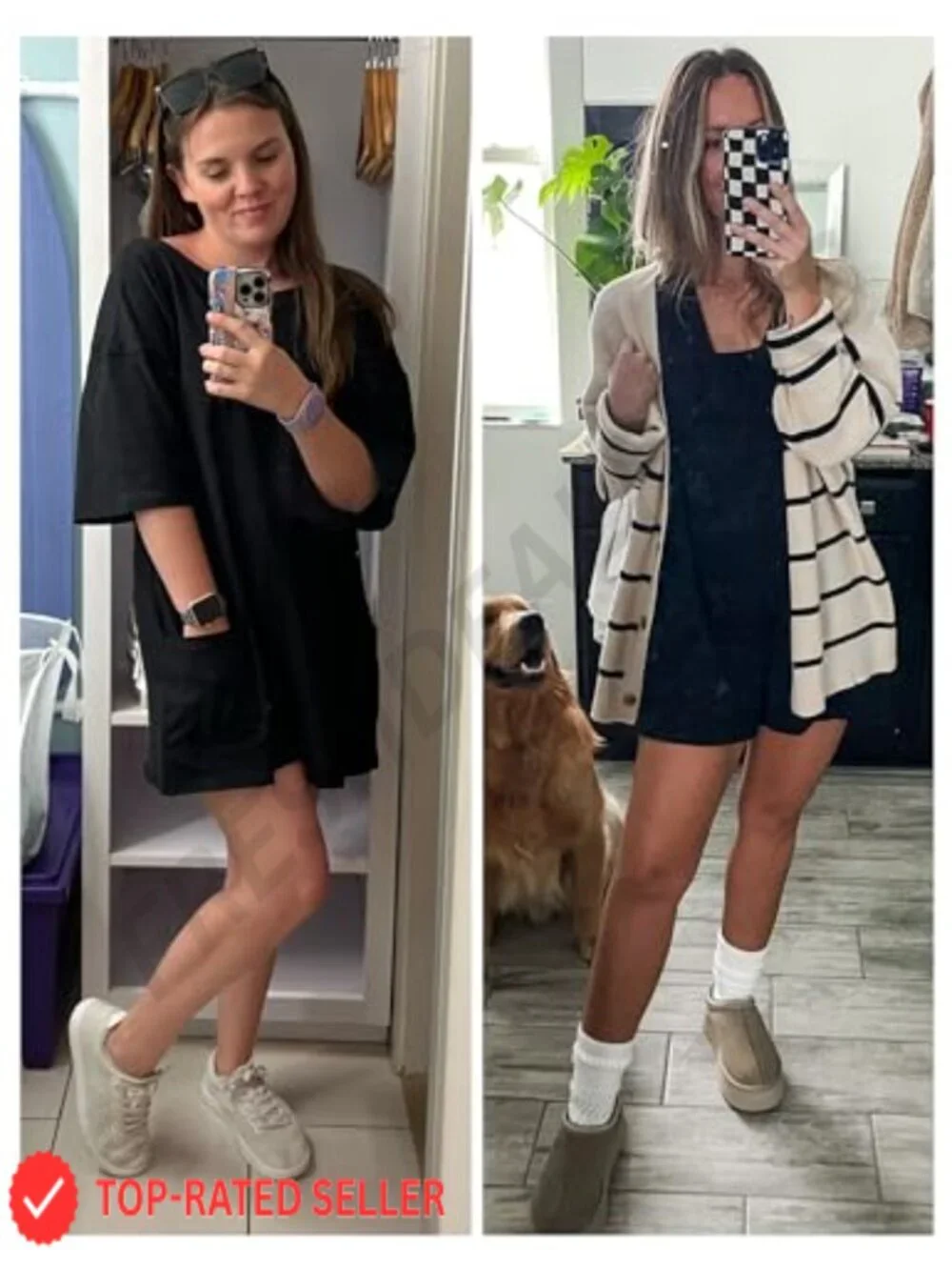 Oversized Athletic Romper Womens Jumpsuit with Pockets
